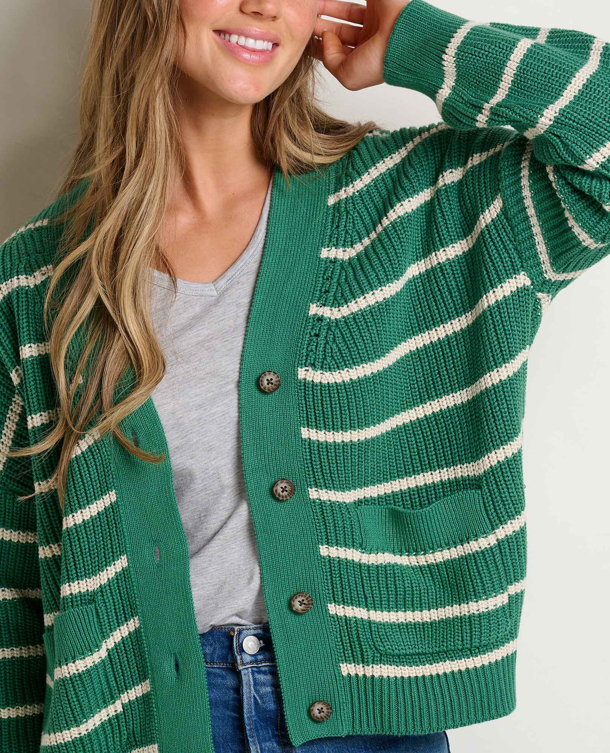 Bianca Oversized Shaker Cardigan - Organic & Recycled Cotton  | Toad&Co Women