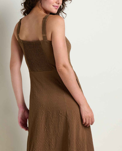 Sunkissed Tank Midi Dress - Quick-Dry Recycled Midi Travel Dress  | Toad&Co Women
