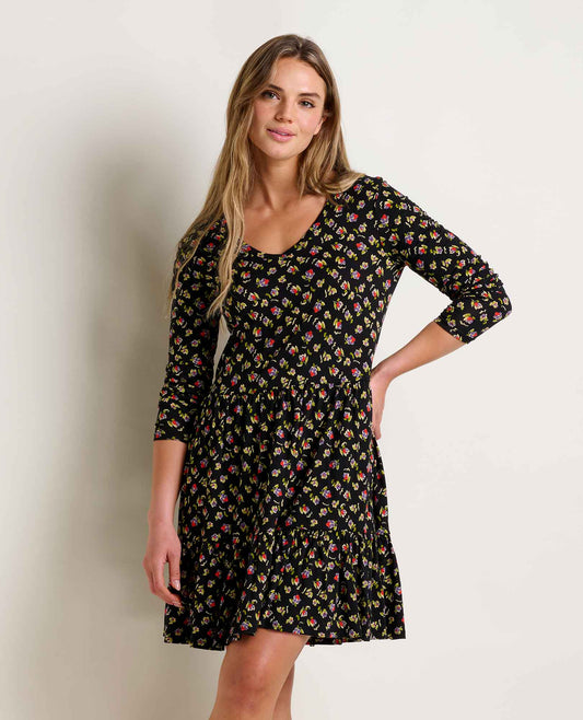 Marley Tiered Long Sleeve Dress - Soft & Swingy  | Toad&Co Women