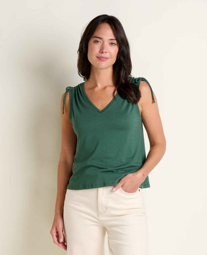 Anza Cinch V-Neck Tank Top - Organic Cotton  | Toad&Co Women