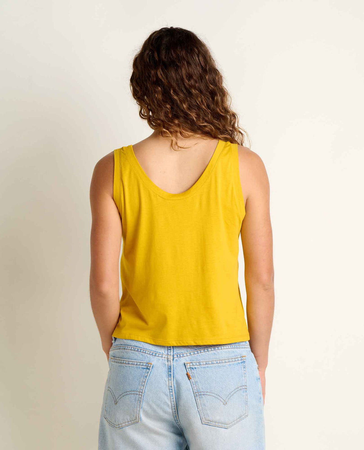 Whisper Tank - Lightweight Organic Cotton & Modal Jersey Tank Gold | Toad&Co Women