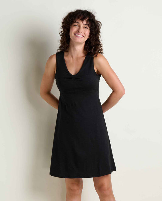Women's Rosemarie Sleeveless Dress - by Toad&Co Black | Toad&Co Women
