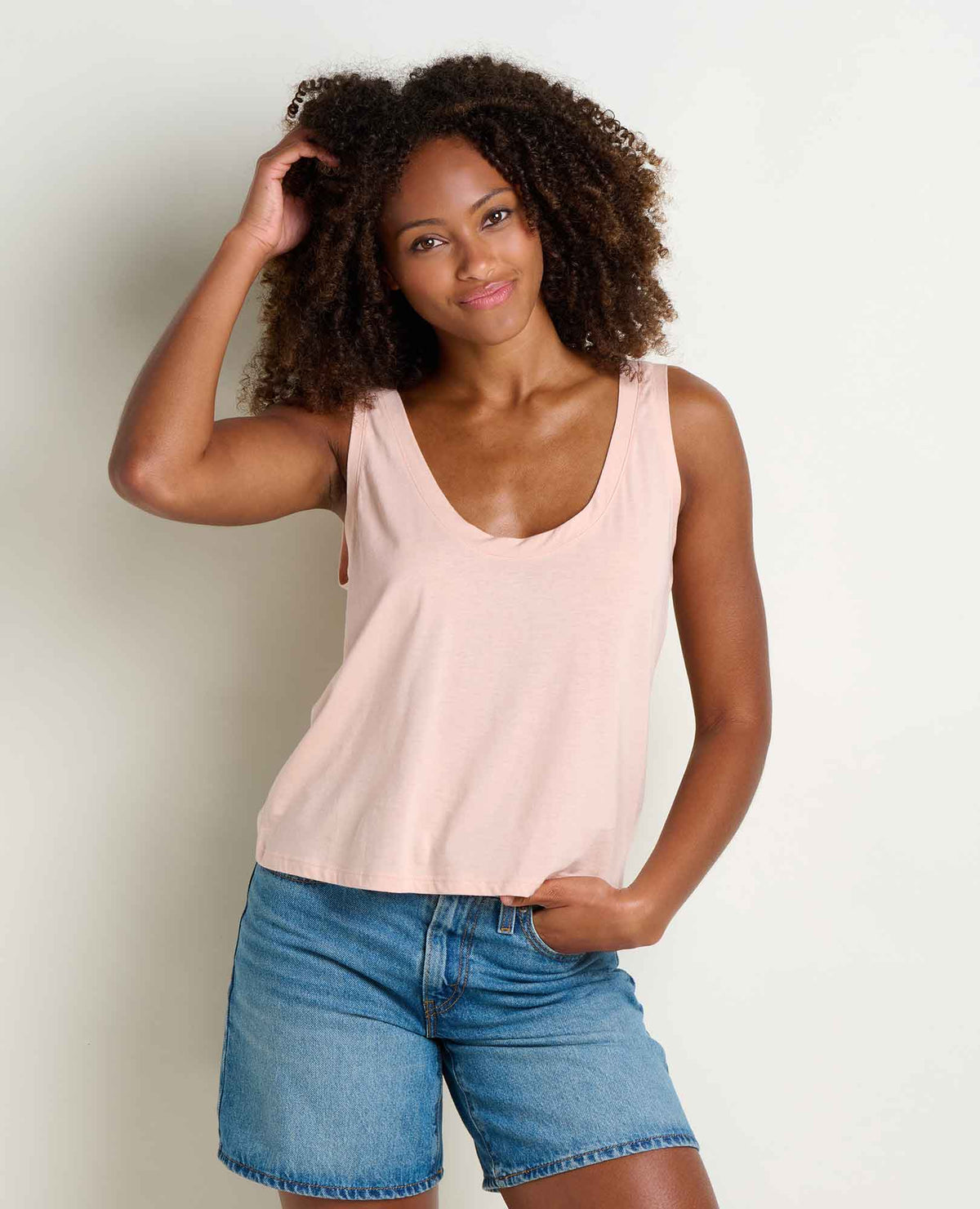 Whisper Tank - Lightweight Organic Cotton & Modal Jersey Tank Spanish Villa | Toad&Co Women