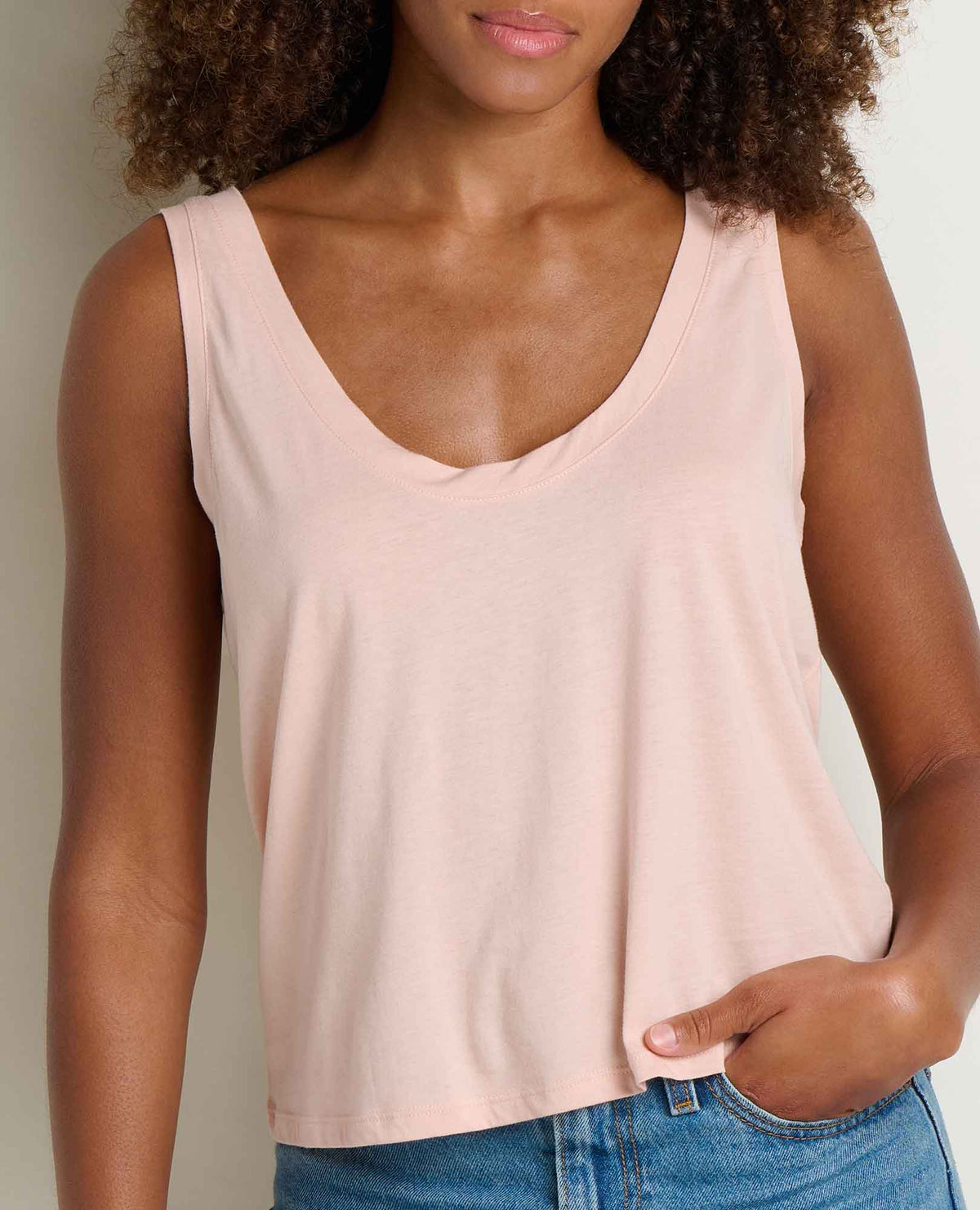 Whisper Tank - Lightweight Organic Cotton & Modal Jersey Tank Spanish Villa | Toad&Co Women