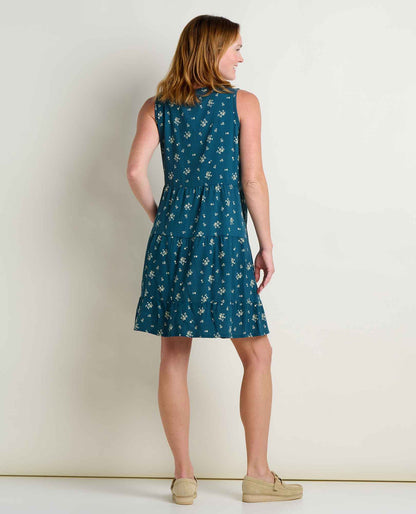 Manzana Tiered Tank Dress - Organic Cotton Flirty Tiered Sundress  | Toad&Co Women