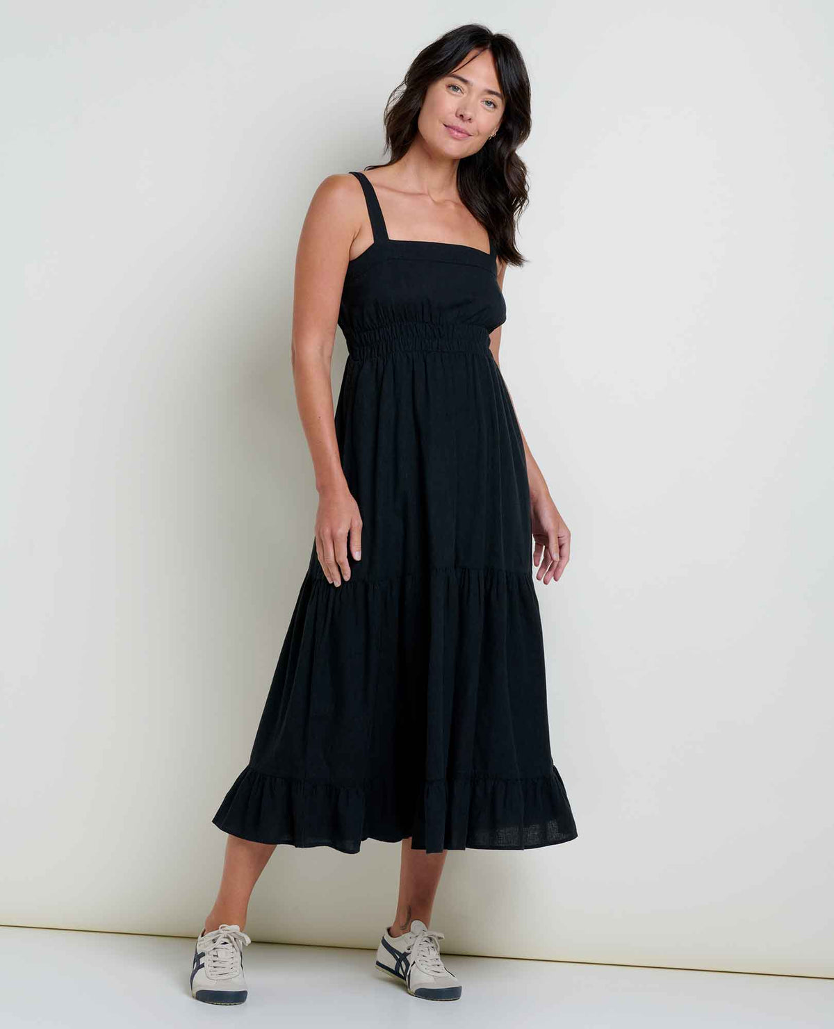 Taj Hemp Tiered Midi Dress - Better than Linen  | Toad&Co Women
