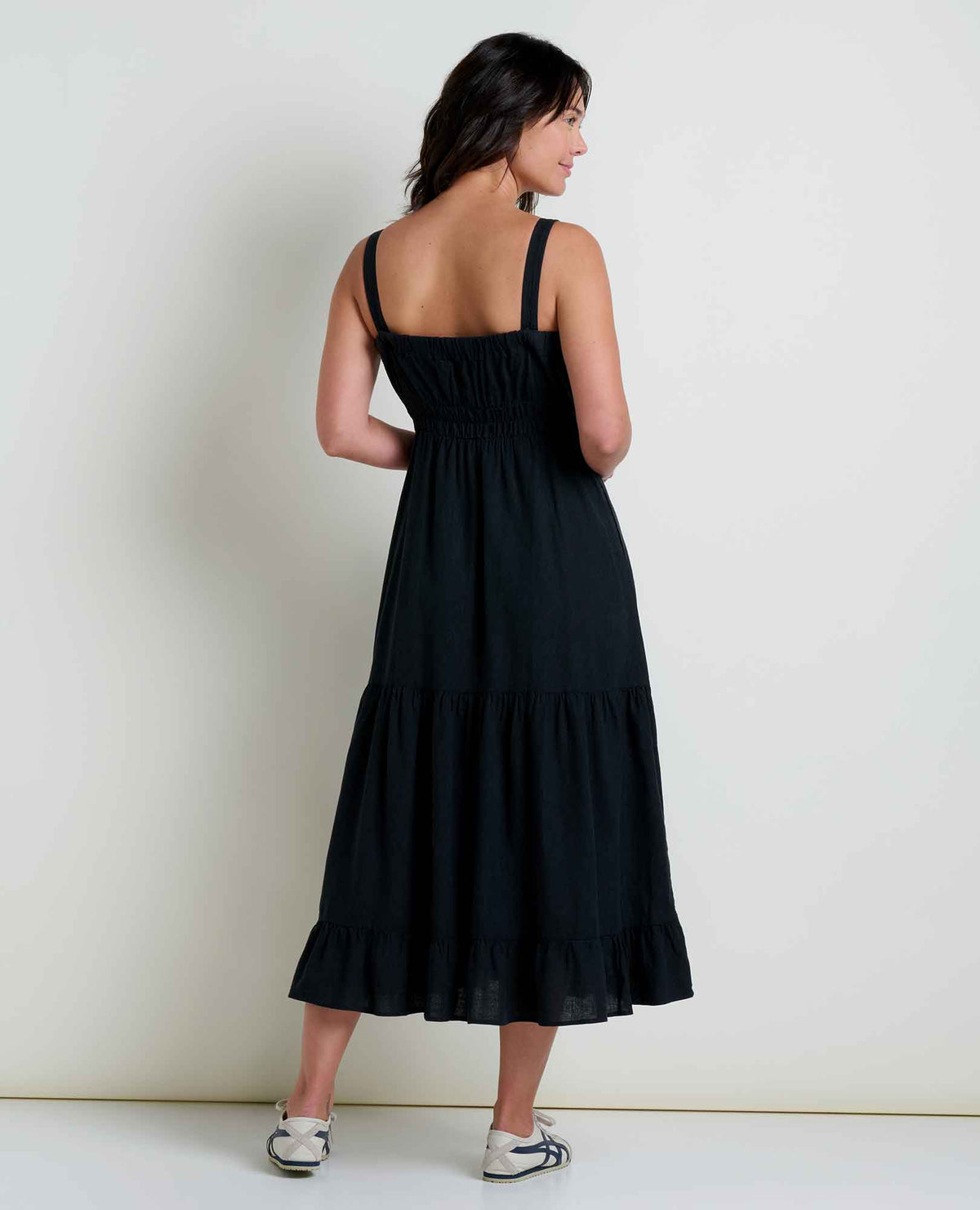 Taj Hemp Tiered Midi Dress - Better than Linen  | Toad&Co Women