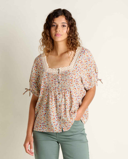 Manzana Peasant Shirt - 100% Organic Cotton Boho Women's Shirt  | Toad&Co Women