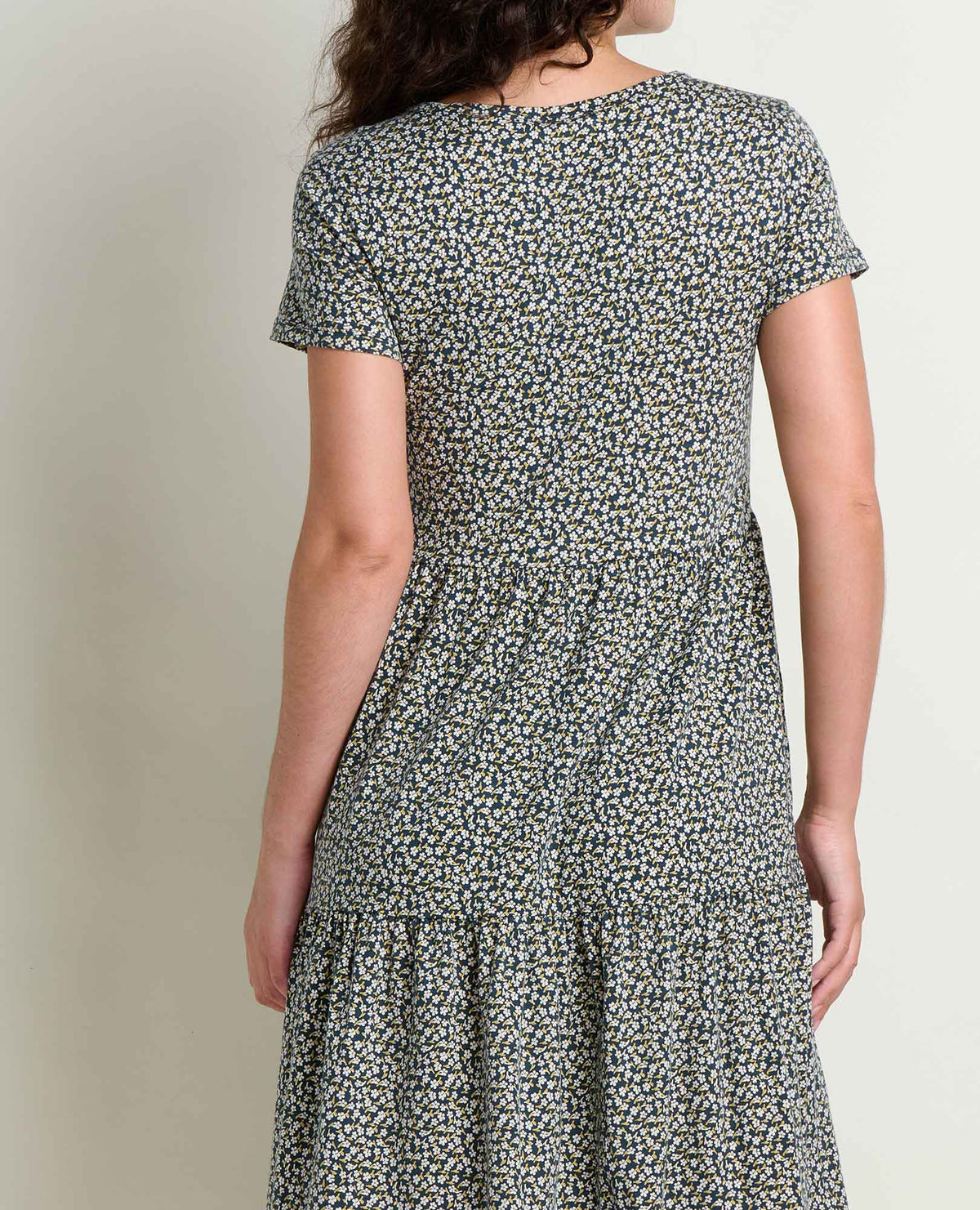 Marley Tiered Midi Dress - Organic Cotton & TENCEL™ Midi Dress Midnight Print | Toad&Co Women