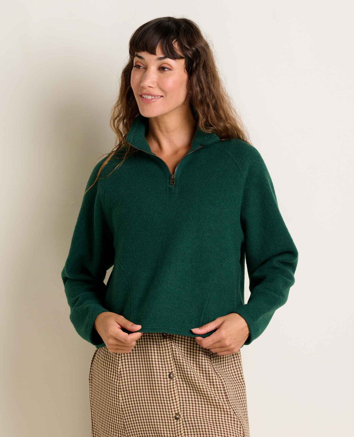 Women's Kennicott Italian Wool Quarter Zip  | Toad&Co Women