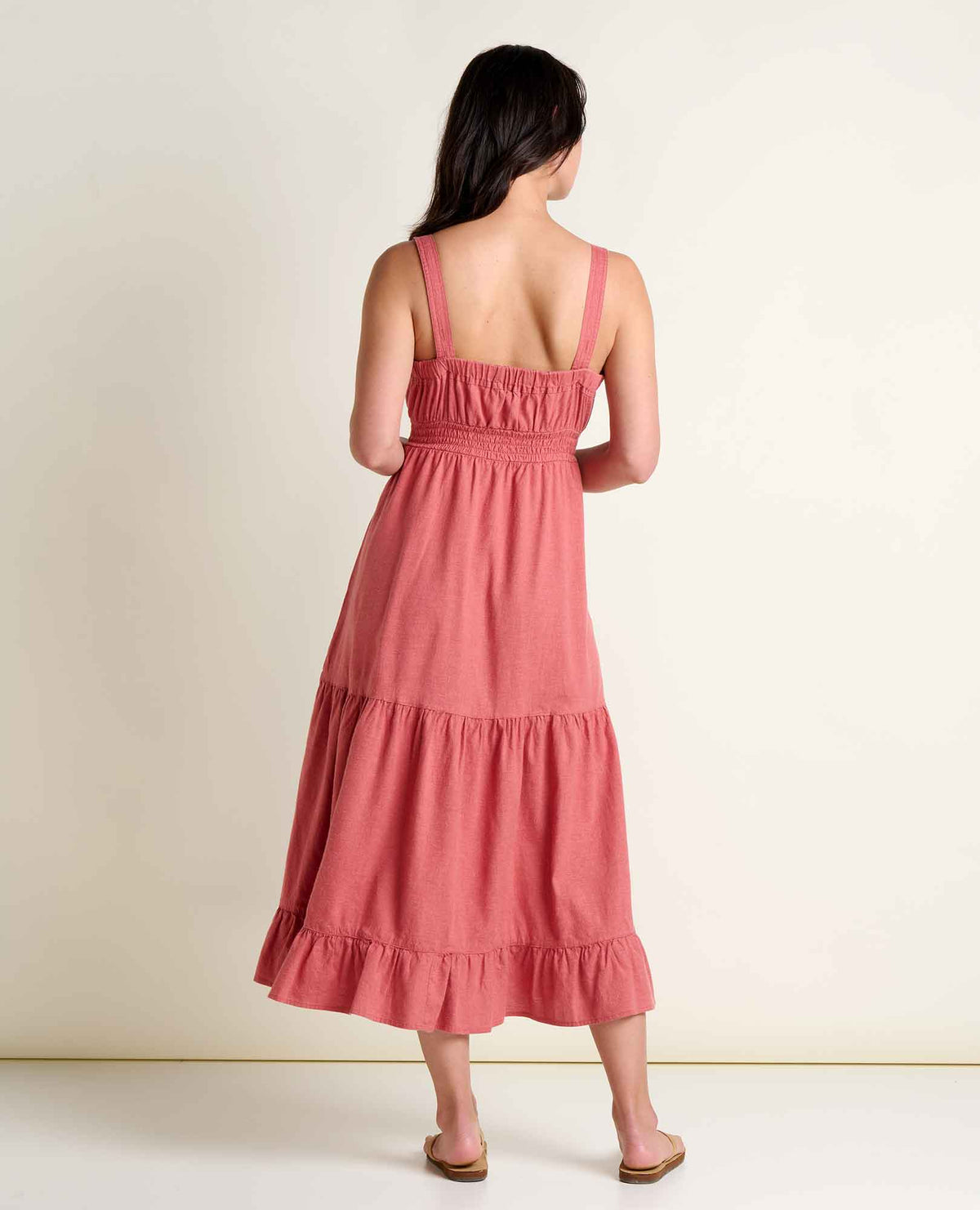 Taj Hemp Tiered Midi Dress - Sustainable Hemp & TENCEL™ Linen-Feel Dress  | Toad&Co Women