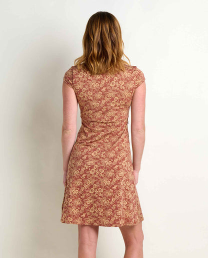 Women's Rosemarie Dress - by Toad&Co Copper Print | Toad&Co Women