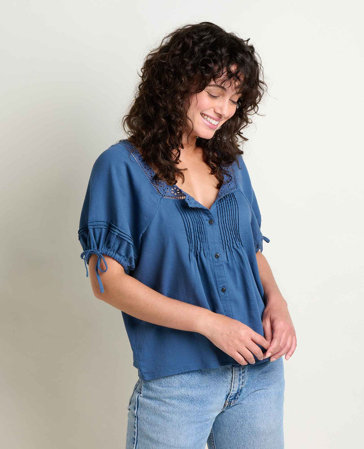 Manzana Peasant Shirt - 100% Organic Cotton Boho Women's Shirt  | Toad&Co Women