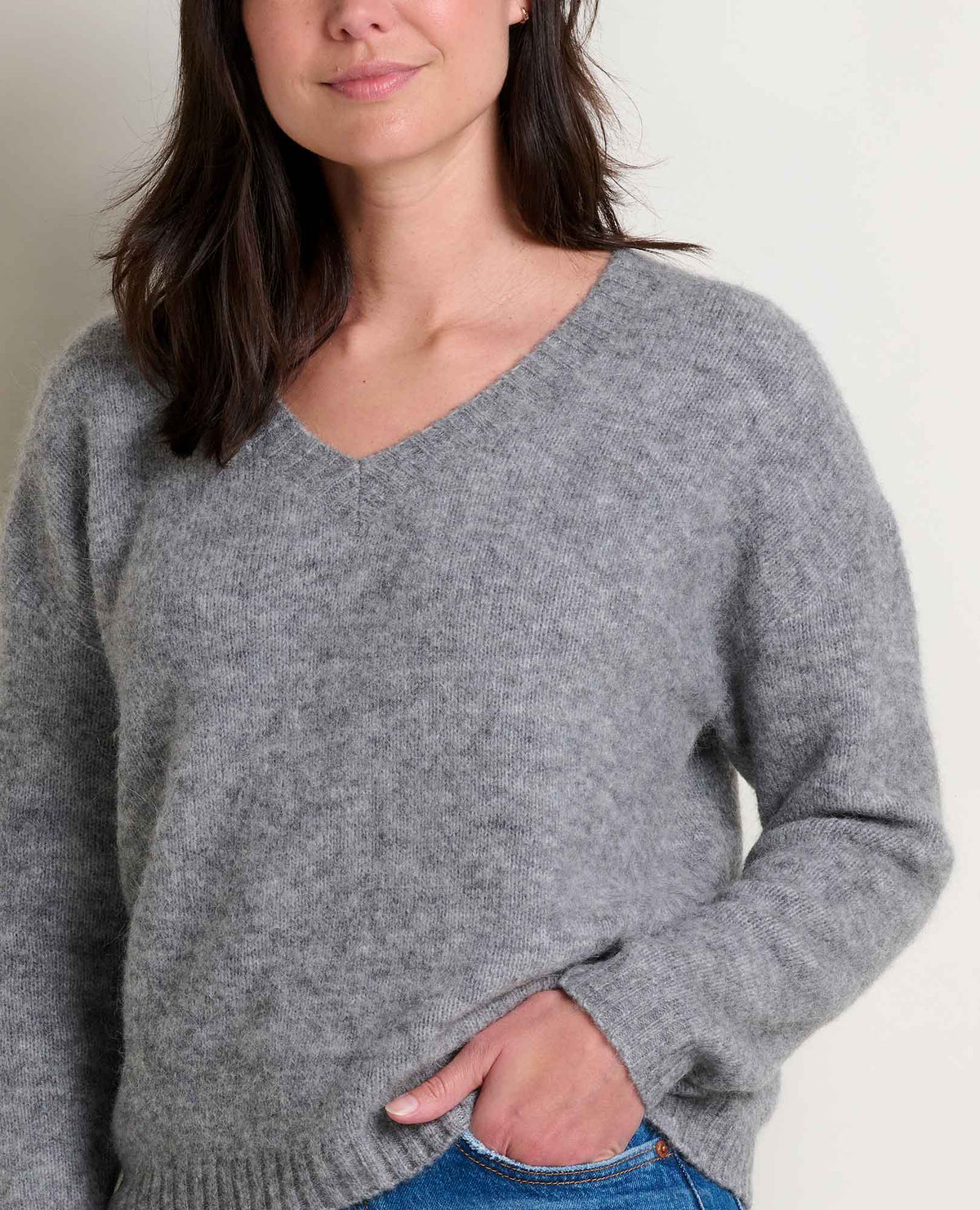 Women's Toddy Alpaca Merino V-Neck Sweater - Cozy & Soft  | Toad&Co Women