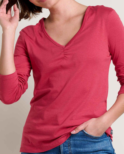 Rose Organic Cotton Long Sleeve T-Shirt - by Toad&Co  | Toad&Co Women