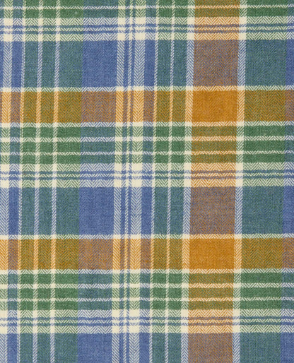 Re-Form Boxy Flannel Shirt Kyanite Tonal Madras | Toad&Co Women