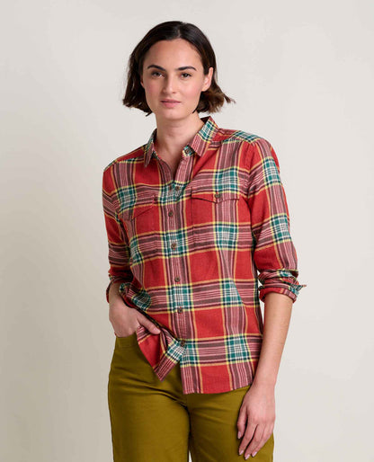 Re-Form Flannel Shirt Campfire Windowpane | Toad&Co Women