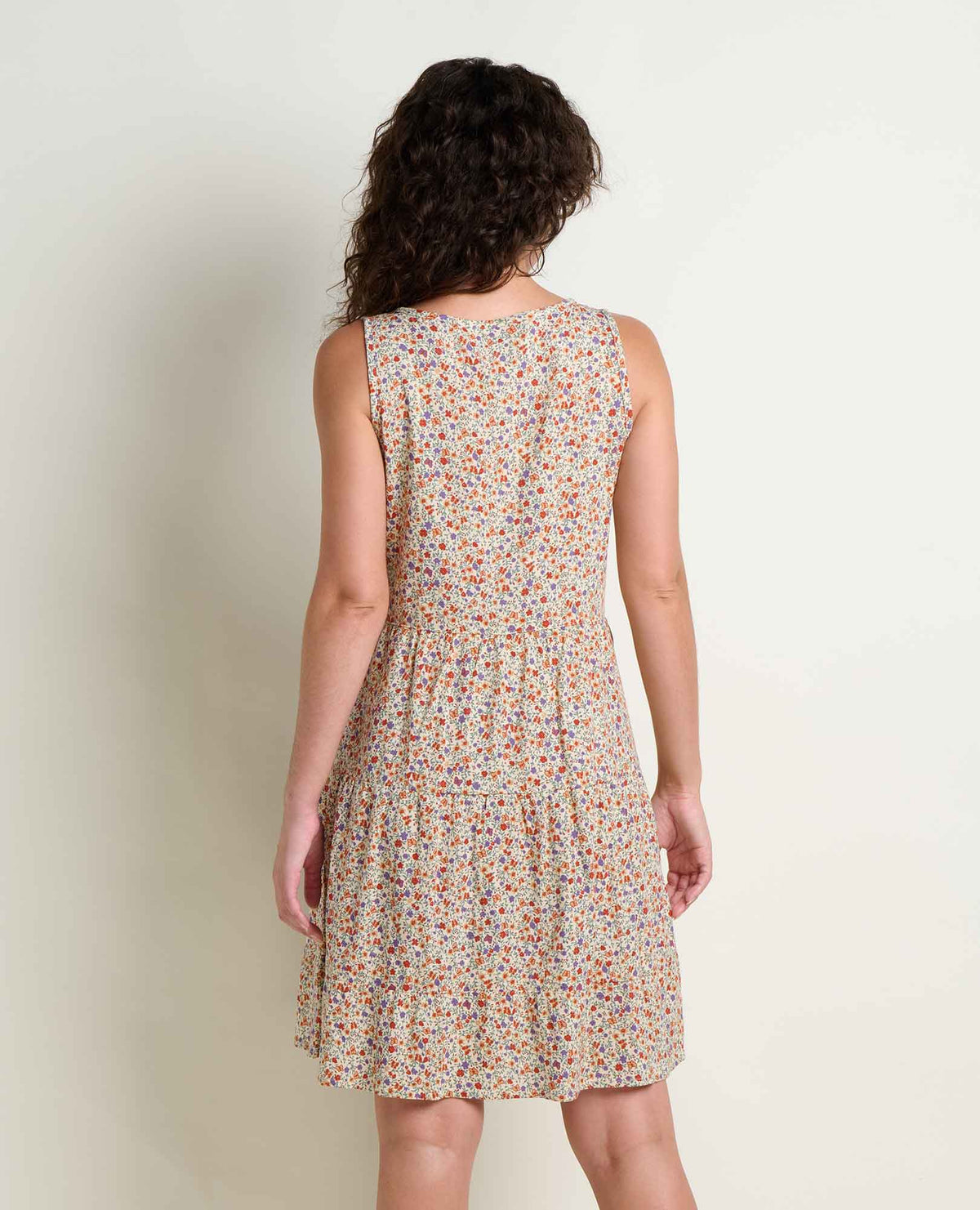 Manzana Tiered Tank Dress - Organic Cotton Flirty Tiered Sundress  | Toad&Co Women