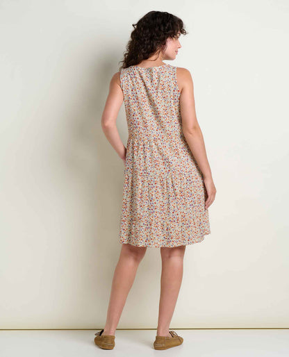 Manzana Tiered Tank Dress - Organic Cotton Flirty Tiered Sundress  | Toad&Co Women