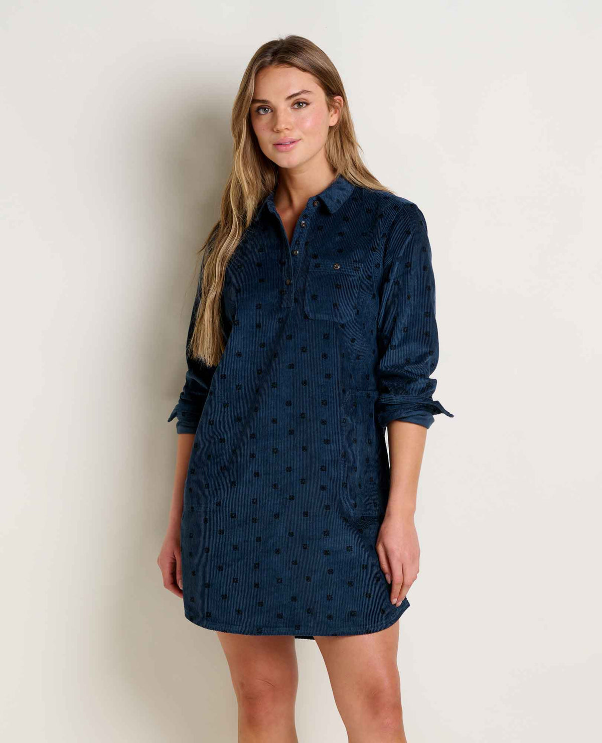 Super Soft Wide Wale Corduroy Popover Dress  | Toad&Co Women