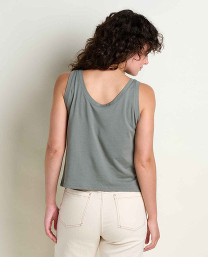 Whisper Tank - Lightweight Organic Cotton & Modal Jersey Tank Slate | Toad&Co Women