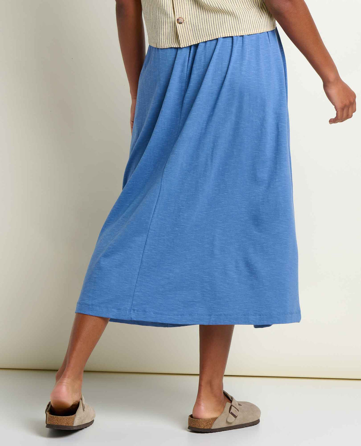 Chaka Midi Skirt - Organic Cotton & TENCEL™ A-Line Midi Skirt Kyanite | Toad&Co Women