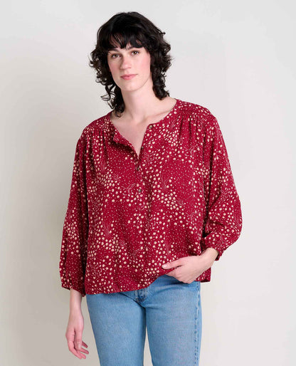 Manzana Long Sleeve Peasant Top  | Toad&Co Women