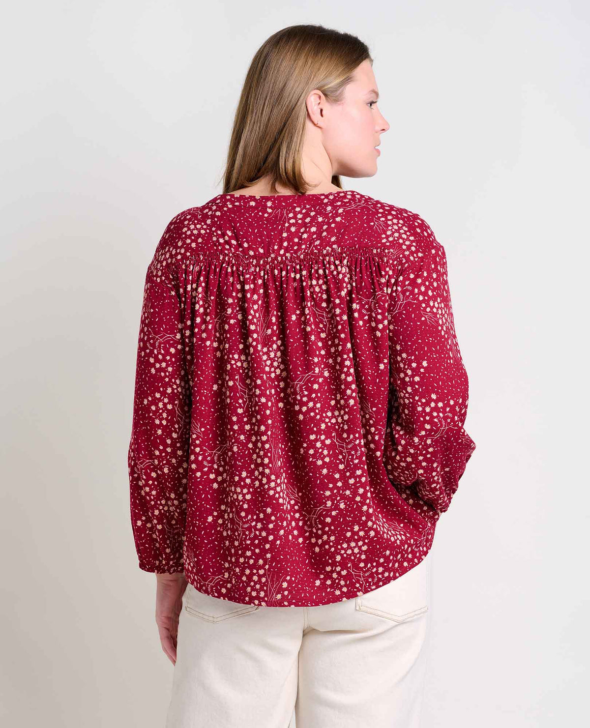 Manzana Long Sleeve Peasant Top  | Toad&Co Women