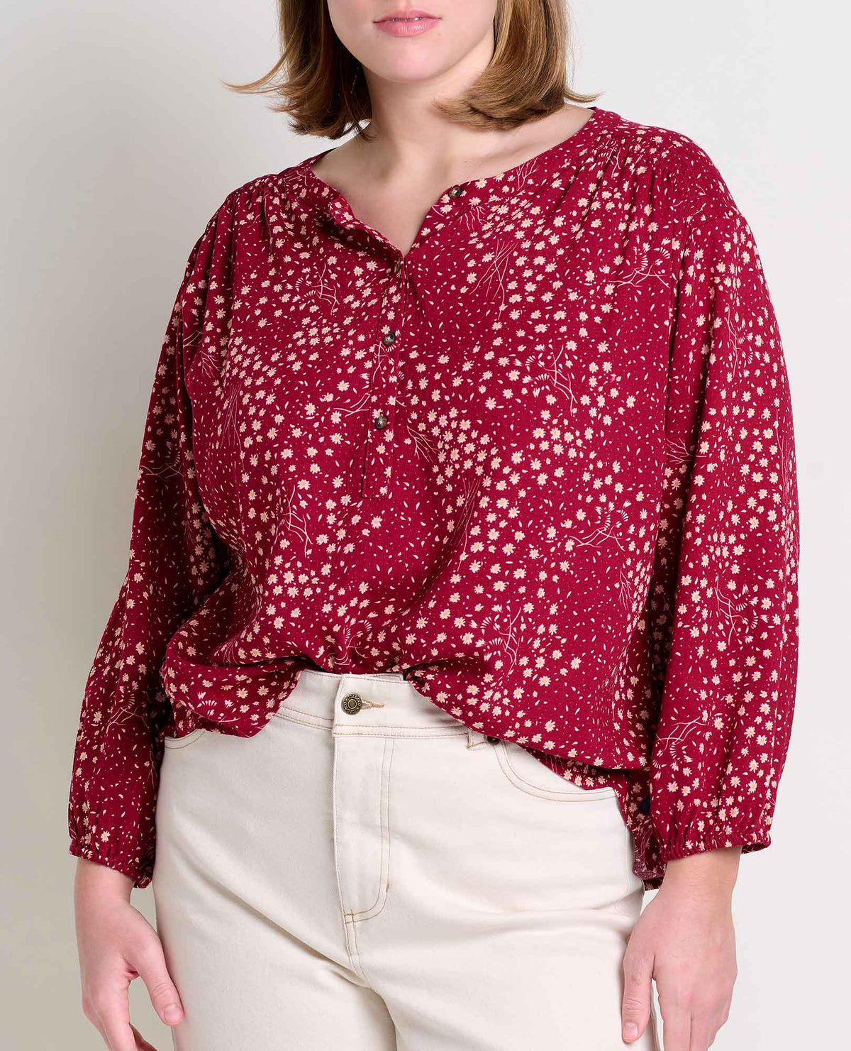 Manzana Long Sleeve Peasant Top  | Toad&Co Women