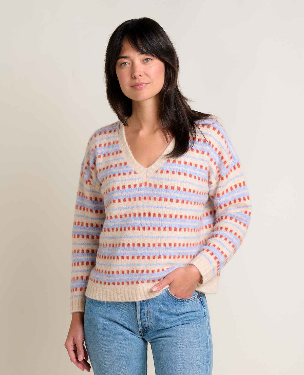Women's Toddy Alpaca Merino V-Neck Sweater - Cozy & Soft  | Toad&Co Women