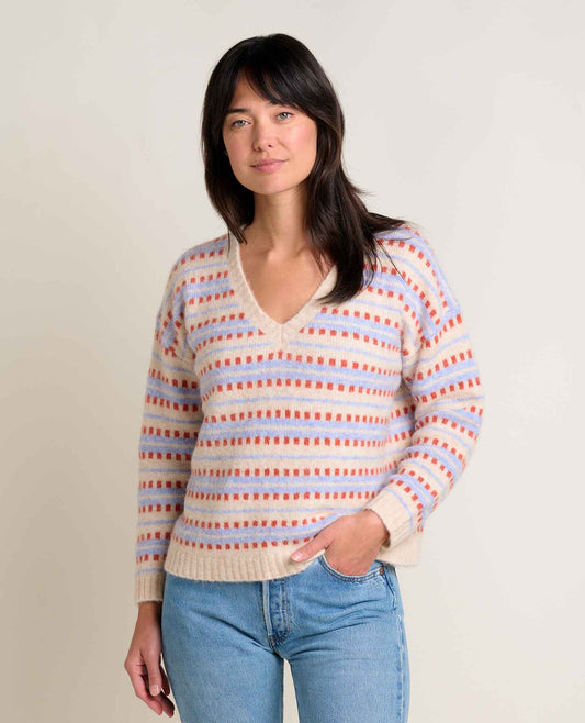 Women's Toddy Alpaca Merino V-Neck Sweater - Cozy & Soft  | Toad&Co Women