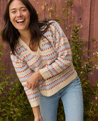 Women's Toddy Alpaca Merino V-Neck Sweater - Cozy & Soft  | Toad&Co Women