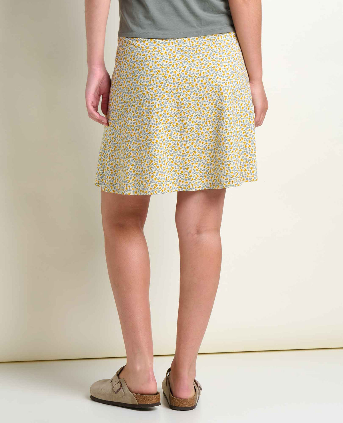 Chaka Organic Cotton & TENCEL Skirt Best Seller Gold Print | Toad&Co Women