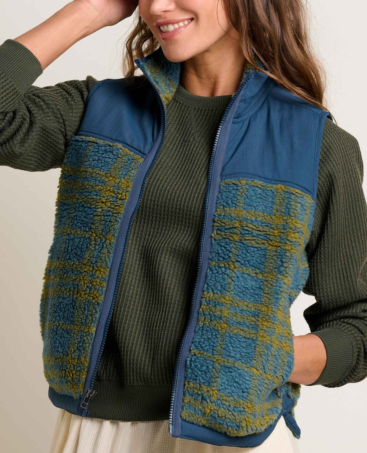 Recycled Sherpa Fleece Vest for Women - Cozy Layer  | Toad&Co Women
