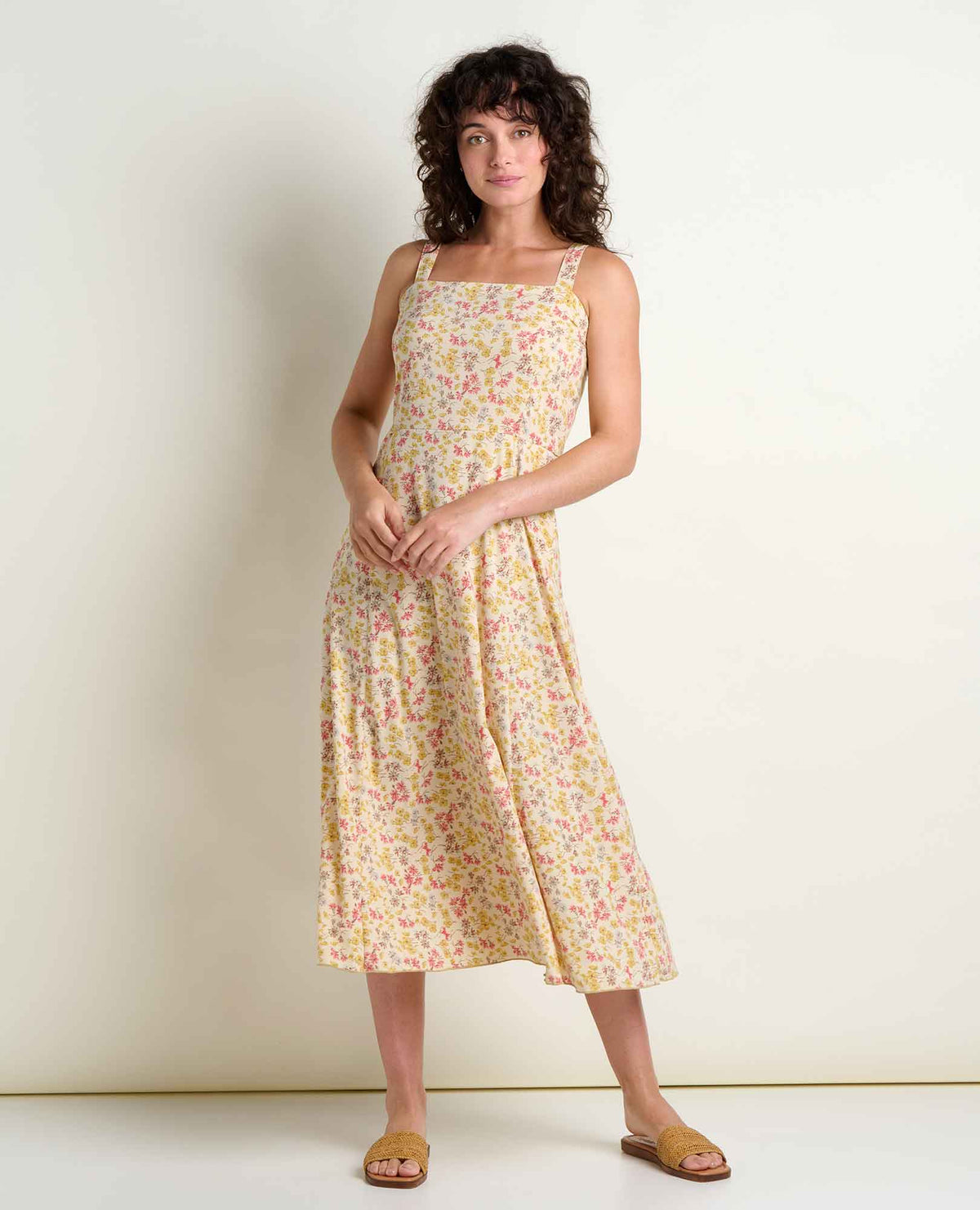 Sunkissed Tank Midi Dress - Quick-Dry Recycled Midi Travel Dress  | Toad&Co Women