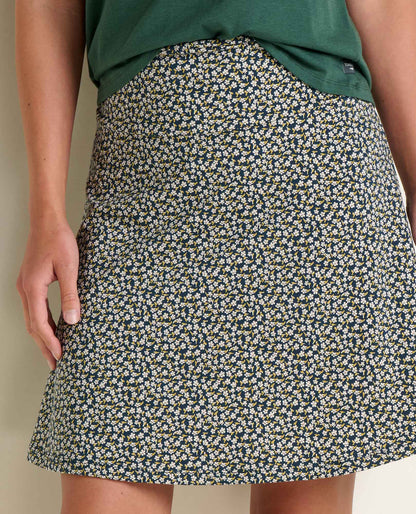Chaka Organic Cotton & TENCEL Skirt Best Seller Midnight Print | Toad&Co Women