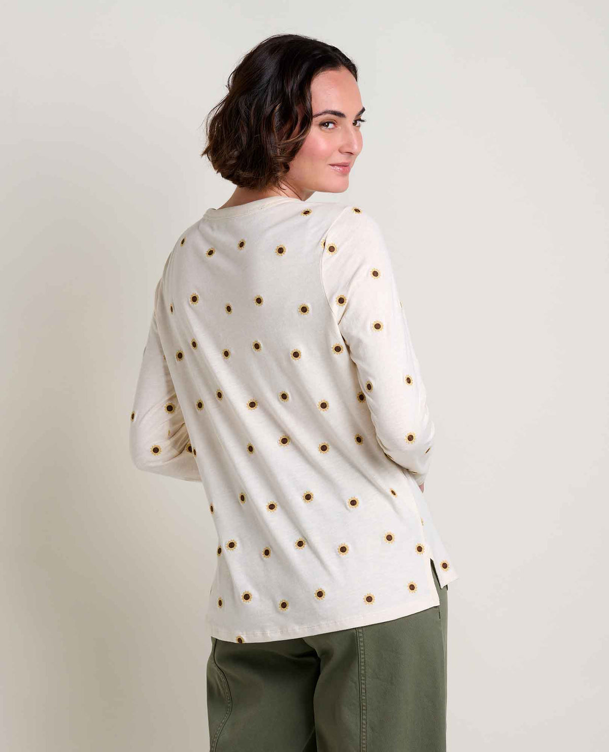 Women's Organic Cotton Crewneck Tee - Embroidered Details  | Toad&Co Women