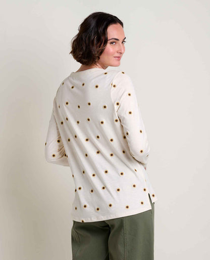 Women's Organic Cotton Crewneck Tee - Embroidered Details  | Toad&Co Women