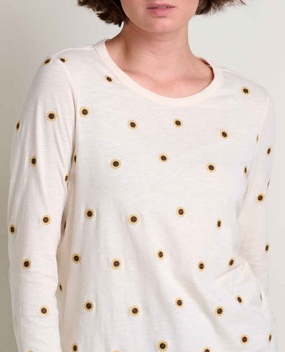 Women's Organic Cotton Crewneck Tee - Embroidered Details  | Toad&Co Women