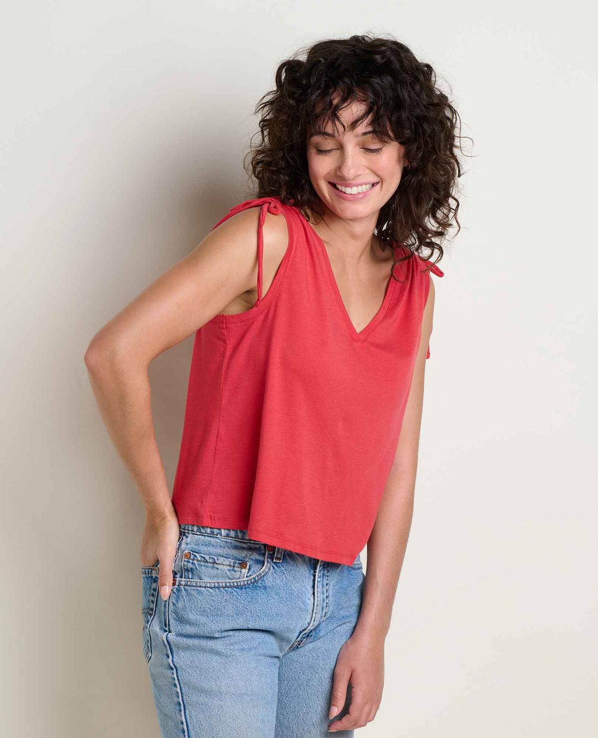 Anza Cinch V-Neck Tank Top - Organic Cotton  | Toad&Co Women