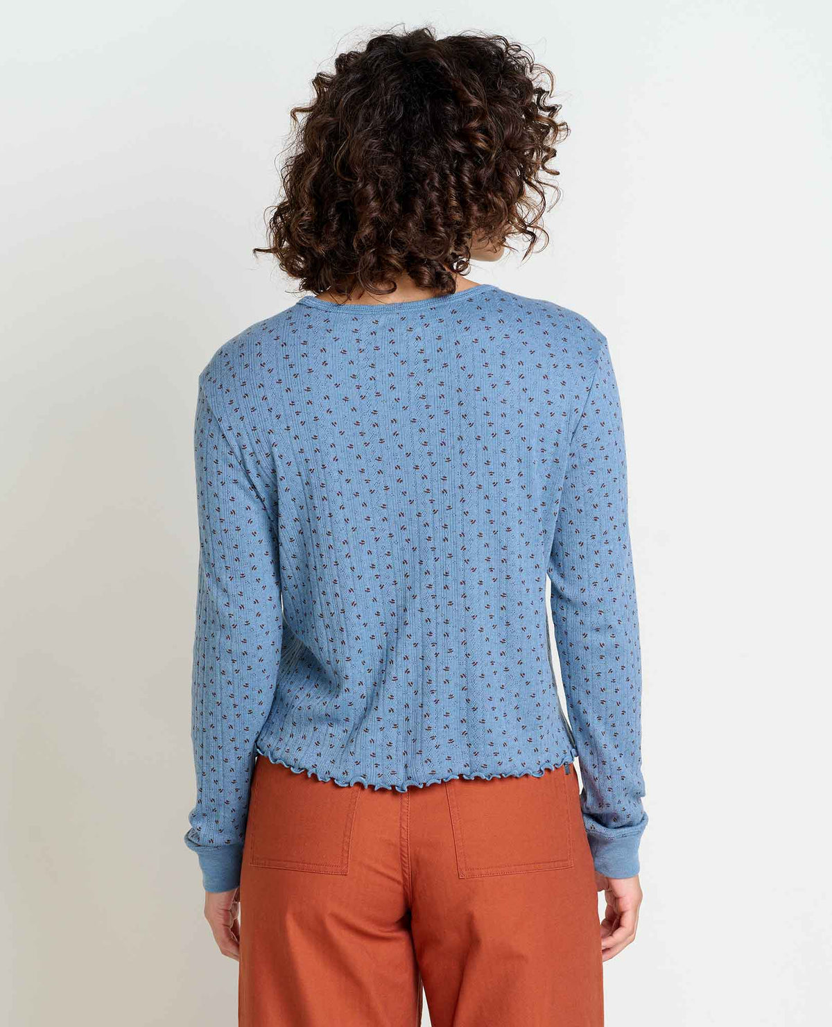 Foothill Pointelle Long Sleeve Crew  | Toad&Co Women
