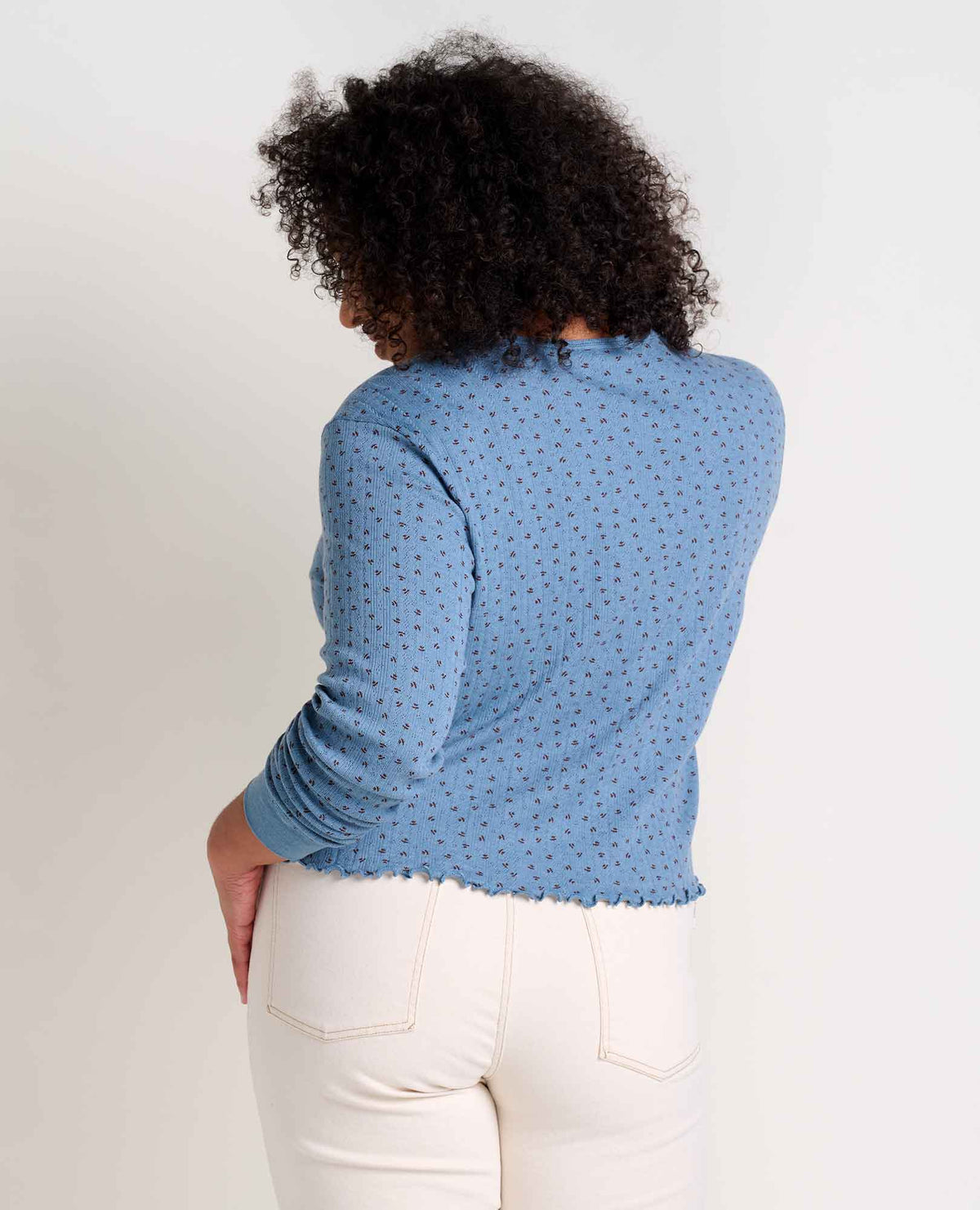 Foothill Pointelle Long Sleeve Crew  | Toad&Co Women
