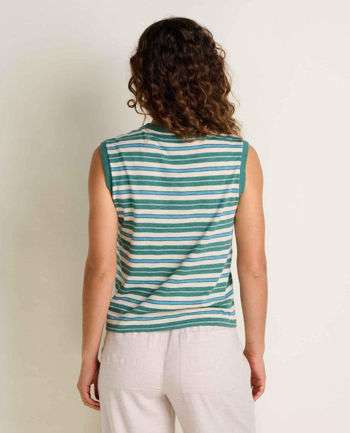 Boundless Jersey Tank - Eco-Friendly Water-Resistant Jersey Tank Palm Pattern | Toad&Co Women