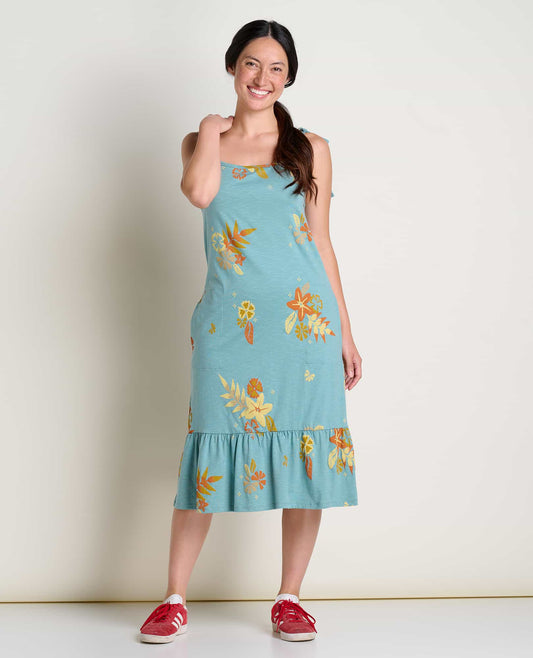 Dandelion Organic Cotton Midi Dress - by Toad&Co  | Toad&Co Women