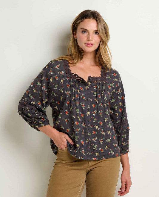 Manzana Organic Cotton Peasant Top  | Toad&Co Women
