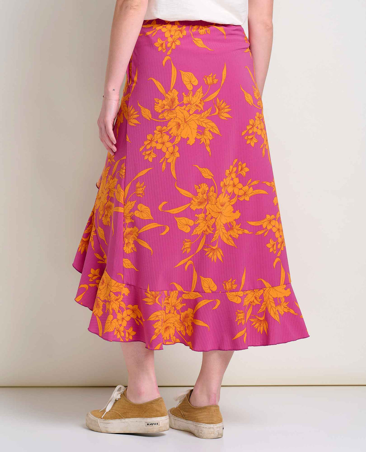 Sunkissed Wrap Sustainable Midi Skirt - by Toad&Co  | Toad&Co Women