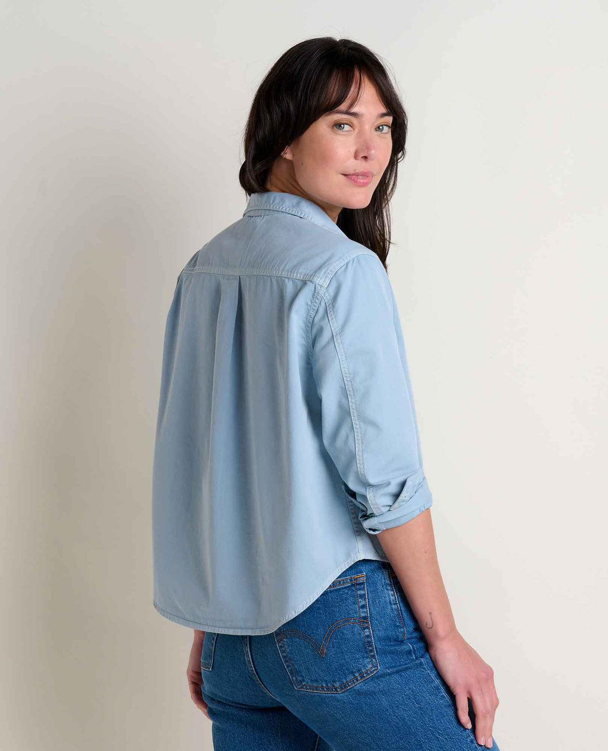 Arroyo Twill Boxy Organic Cotton Shirt  | Toad&Co Women