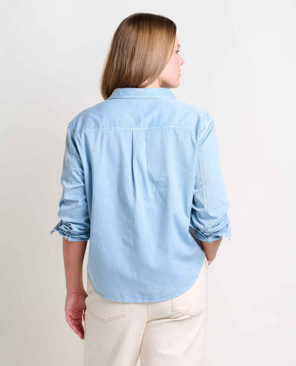 Arroyo Twill Boxy Organic Cotton Shirt  | Toad&Co Women