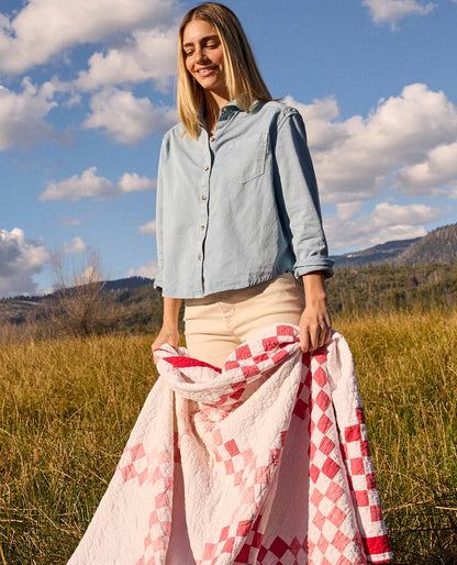Arroyo Twill Boxy Organic Cotton Shirt  | Toad&Co Women