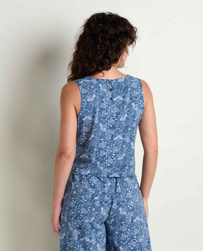 Sunkissed Button Back Tank - Lightweight Quick-Dry Travel Tank  | Toad&Co Women